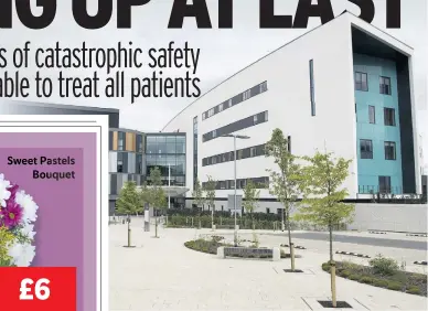  ??  ?? DELAYED Sick Kids failed checks on ventilatio­n, water and drainage systems in July 2019