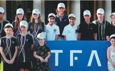  ?? Harry Grimshaw/Gulf News ?? ■
The Tommy Fleetwood Academy’s main aim is to try to bring the game of golf to as many new faces as possible.