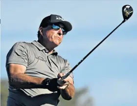  ?? ?? Rebel with a cause: Phil Mickelson has defended his decision to play on the Saudi tour