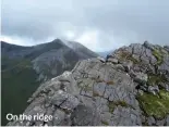  ??  ?? On the ridge