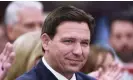  ?? The Florida governor, Ron DeSantis. Photograph: Paul Hennessy/Sopa Images/ Rex/Shuttersto­ck ??