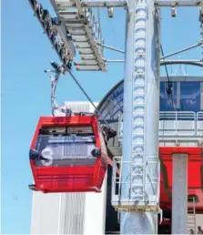  ?? CÉSAR JIMÉNEZ SANTANA ?? La primera etapa del Teleférico tiene cuatro paradas.