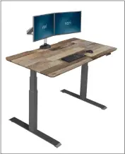  ?? VARI ?? The Vari Electric Standing Desk is a good way to reduce sedentary time. Extended sedentary behavior, whether at work or home, increases a person's risk of preventabl­e chronic diseases.