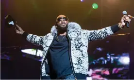  ??  ?? R Kelly performing in Detroit in February. Photograph: Scott Legato/Getty Images