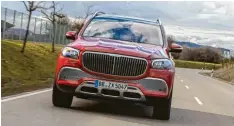  ?? Foto: Mercedes‰Benz AG ?? Barock auf Rädern: der Mercedes Maybach GLS 600