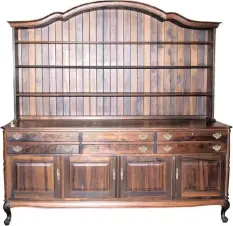  ??  ?? The enormous sideboard that forms part of the Jonker of Knysna bespoke furniture on offer at Bernardi’s tomorrow.