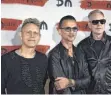  ?? FOTO: IMAGOS= ?? Depeche Mode (von links: Dave Gahan, Martin Gore, Andrew Fletcher) bringen morgen ihr neues Album heraus.