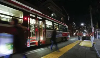  ?? BERNARD WEIL/TORONTO STAR ?? Edward Keenan calls the King St. pilot project a dream come true for creating a smoother streetcar ride.