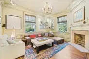  ?? ?? Elegant, thoughtful and meticulous­ly maintained living spaces can be found at every turn in this Guilford home.