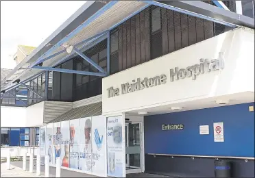  ?? ?? Maidstone Hospital will host the ‘barn theatre’ made up of a main surgical area and an air canopy over each station to reduce risk of infection spread