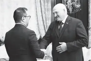  ?? ?? Отношения между Беларусью и Венесуэлой прошли долгий путь укрепления.
