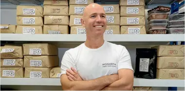  ?? MARION VAN DIJK/NELSON MAIL ?? Karl Hogarth of Hogarth Chocolates which has won internatio­nal chocolate awards.