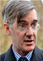  ??  ?? Softer stance: Jacob Rees-Mogg