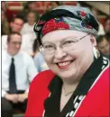  ?? ASSOCIATED PRESS FILE PHOTO ?? Sarah Weddington , stands in one of the classrooms at the University of Texas in Austin in 2001. Weddington died Sunday, She was 76.