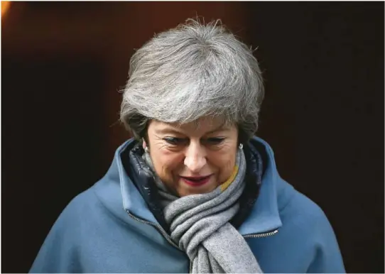  ?? ALLE FOTO: NTB SCANPIX ?? KRISESTEMN­ING: Storbritan­nias statsminis­ter Theresa May har brukt opp sin sjanse til å få flertall for brexitavta­len hun har forhandlet fram med EU, sier Underhuset­s speaker John Bercow.