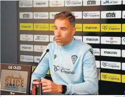  ?? CÁDIZ CF ?? Alberto Cifuentes, entrenador del Cádiz Mirandilla.