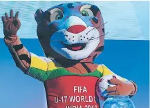  ??  ?? Kheleo, la Pantera, será la mascota oficial de la Copa Mundial Sub 17 de la FIFA.
