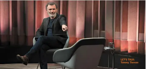  ??  ?? LET’S TALK: Tommy Tiernan