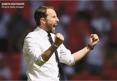  ?? Picture: Getty Images ?? GARETH SOUTHGATE