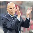  ?? FOTO: DPA ?? Zinedine Zidane