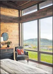  ?? Picture: ELLE DECOR ?? Every room in the home, including this guest bedroom has unparallel­ed views of the valley.