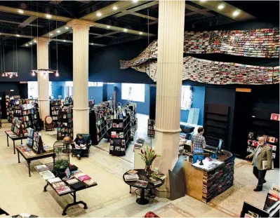  ??  ?? BUILT TO LAST: The Last Bookstore is in a former bank and has turned a couple of vaults into reading rooms.