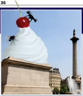  ??  ?? THE END IS NIGH: How the new Fourth Plinth sculpture will look