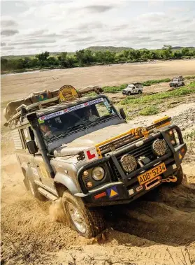  ??  ?? Above: Playing in sand on the banks of the Limpopo River was definitely one of the highlights of the 2017 Defender Trophy