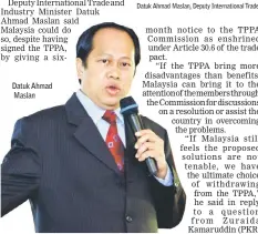  ??  ?? Datuk Ahmad Maslan