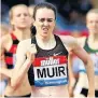  ??  ?? GRAND: Muir wins 1,000m