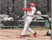  ?? Rita Roure/Contribute­d photo ?? Greenwich High School student Anthony Bozza has been playing baseball since he was five years old.