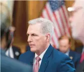  ?? ALEX BRANDON/AP ?? House Speaker Kevin McCarthy, R-Calif., will meet with President Joe Biden on Wednesday at the White House to talk about raising the U.S. debt ceiling.