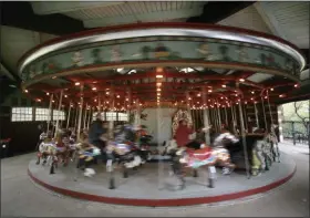  ?? BEBETO MATTHEWS — THE ASSOCIATED PRESS ?? This Nov. 14, 2007 file photo shows the carousel in New York City’s Central Park.