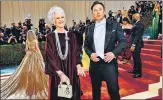  ?? AFP ?? Elon Musk (right) and his mother Maye Musk attend The 2022 Met Gala at The Metropolit­an Museum of Art in New York City.