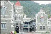  ?? HT PHOTO ?? The Uttarakhan­d assembly secretaria­t approached a division bench of the high court against the single-bench order.