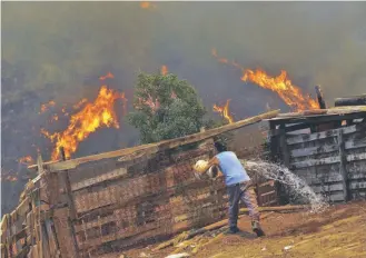  ?? /AGENCIAUNO ?? Alta es la pena para quienes causan incendios como los de la Región de Valparaíso.