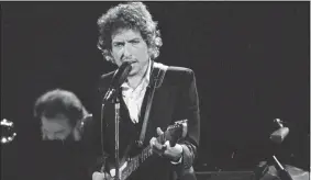  ?? Jeff Robbins / Associated Press ?? Transcript­s of lost 1971 Dylan interviews with the late American blues artist Tony Glover and letters the two exchanged reveal that Dylan changed his name from Robert Zimmerman because he worried about anti-Semitism.