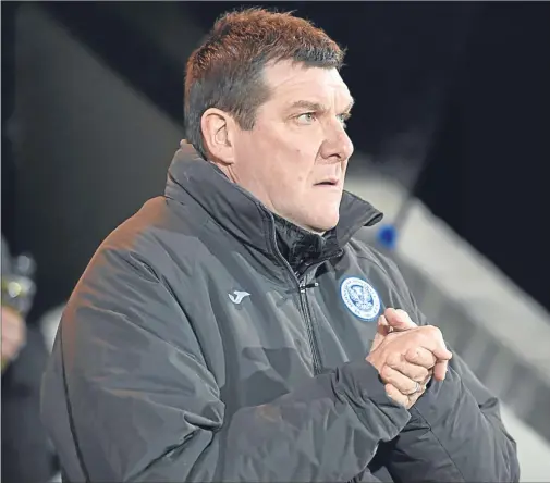  ?? Picture: SNS Group. ?? Tommy Wright: expecting to face Celtic’s strongest side despite recent high-profile fixtures and two cup ties looming.