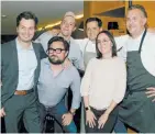  ??  ?? Fernando Pérez, Checo Gutiérrez, Eduardo Morali, Jorge Vallejo, Alejandra Flores y Guillermo González.