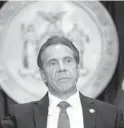  ?? SPENCER PLATT/GETTY 2020 ?? Gov. Andrew Cuomo, once called “The King of New York,” is under fire for his handling of COVID-19 deaths at state nursing homes.