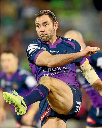  ??  ?? Storm captain Cameron Smith has been cleared to face the Sea Eagles today.