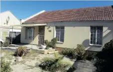  ?? ?? THE HOME in Westridge, Mitchells Plain, to be auctioned by Rawson on Wednesday.