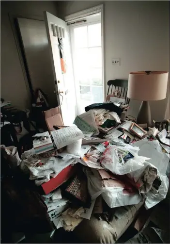  ?? PICTURE: MICHAEL LUTZKY ?? TOO MUCH STUFF: Hoarding is newly recognised as both a mental health issue and a public health problem.