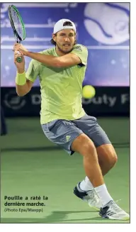  ?? (Photo Epa/Maxpp) ?? Pouille a raté la dernière marche.