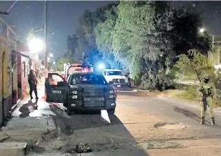  ?? FOTO: CORTESÍA ?? La zona fue asegurada por la Policía.