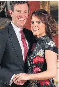  ??  ?? Jack Brooksbank with Eugenie