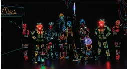  ??  ?? The New York-based dance group iLuminate performed in Riyadh and Jeddah in September and October 2016.