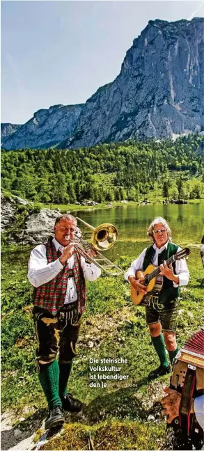  ??  ?? GEPA Die steirische Volkskultu­r ist lebendiger den je
LAMM