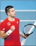  ??  ?? BORNA ĆORIĆ u Rio de Janeiru igra sjajan tenis