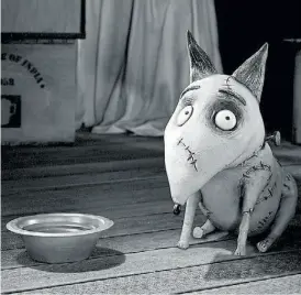  ??  ?? “Frankenwee­nie”. Primero fue un corto, luego un peliculón.